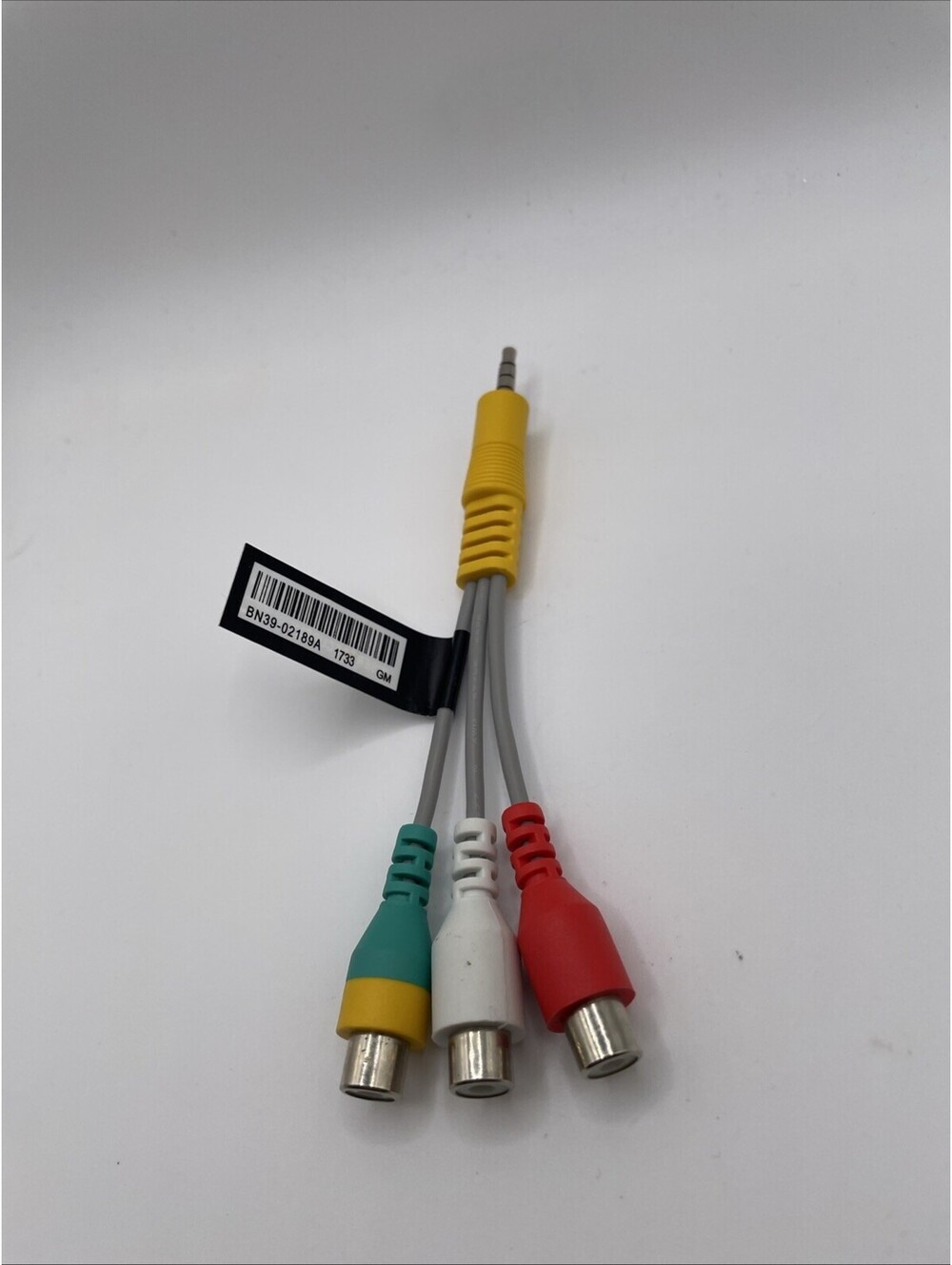 Samsung BN39-02189A AV Adapter 3.5mm to RCA Composite Cable